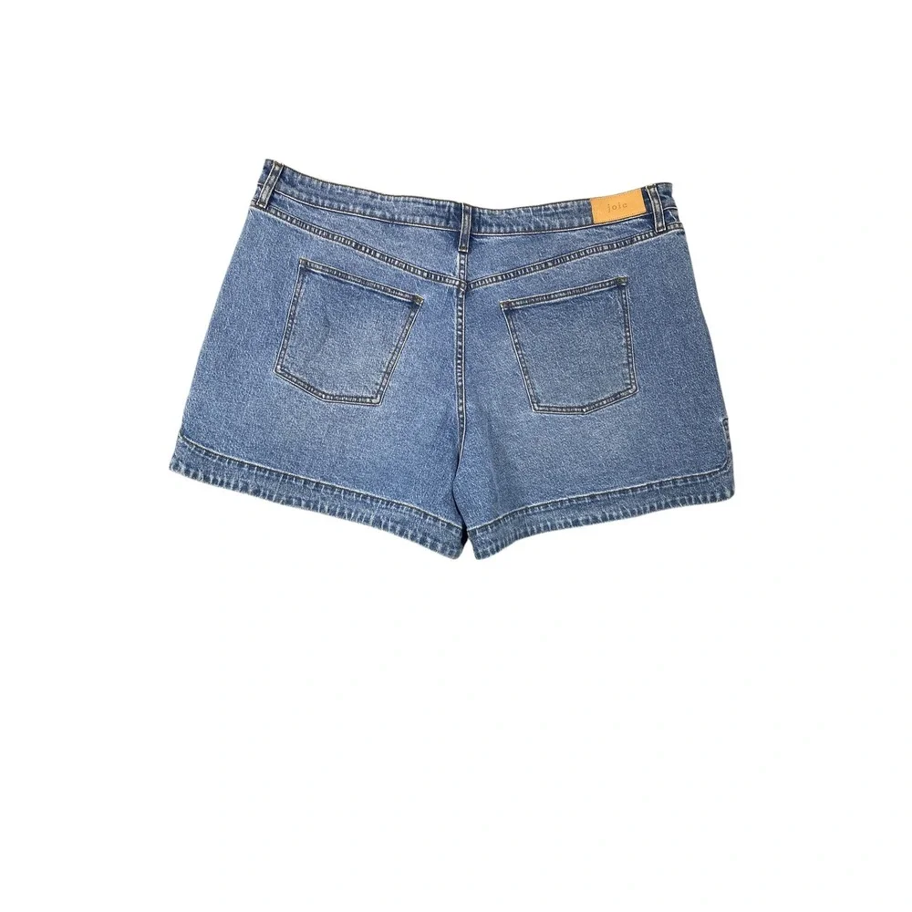 Joie Denim‎ Tatum Dolphin Shorts Womens 20W Blue Excellent High Rise Notched Hem